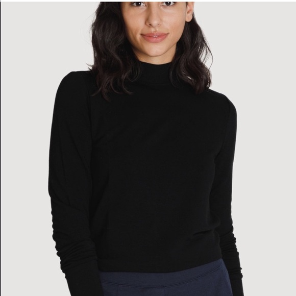 Kit and Ace Brushed mock neck long sleeve tee EUC - 8 - Picture 1 of 3